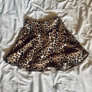 NWT leopard print skirt